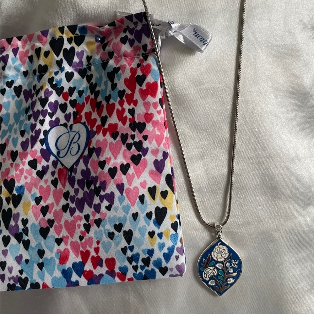 Brighton Journey to India Reversible Teardrop Necklace